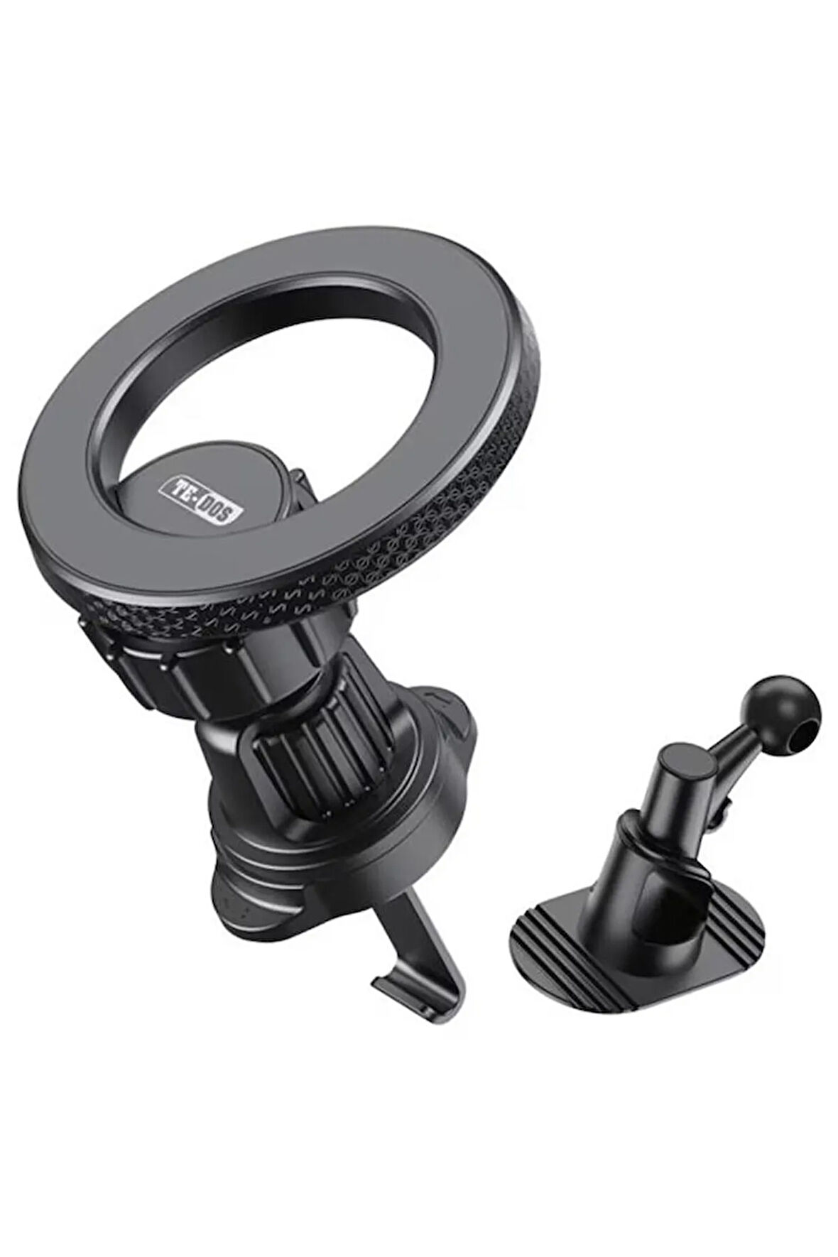 Araç İçi Manyetik Telefon Tutucu TD-H7548 - Magsafe Uyumlu, 360° Döner, Klipsli, Petek Tasarım