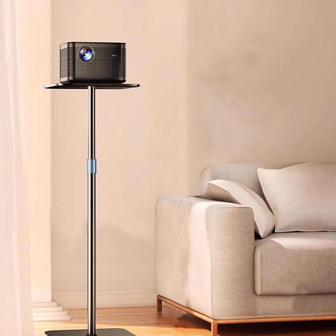 Coverzone Profesyonel Zemin ve Masaüstü Montaj Projeksiyon Stant, Kamera Fotoğraf Makinesi Standı TY-L03 Pro