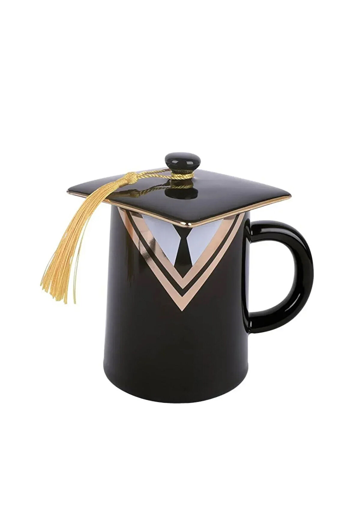 Mezuniyet Temalı Seramik Kupa Mug Bardak Hediyelik Dekoratif Süs Kupa