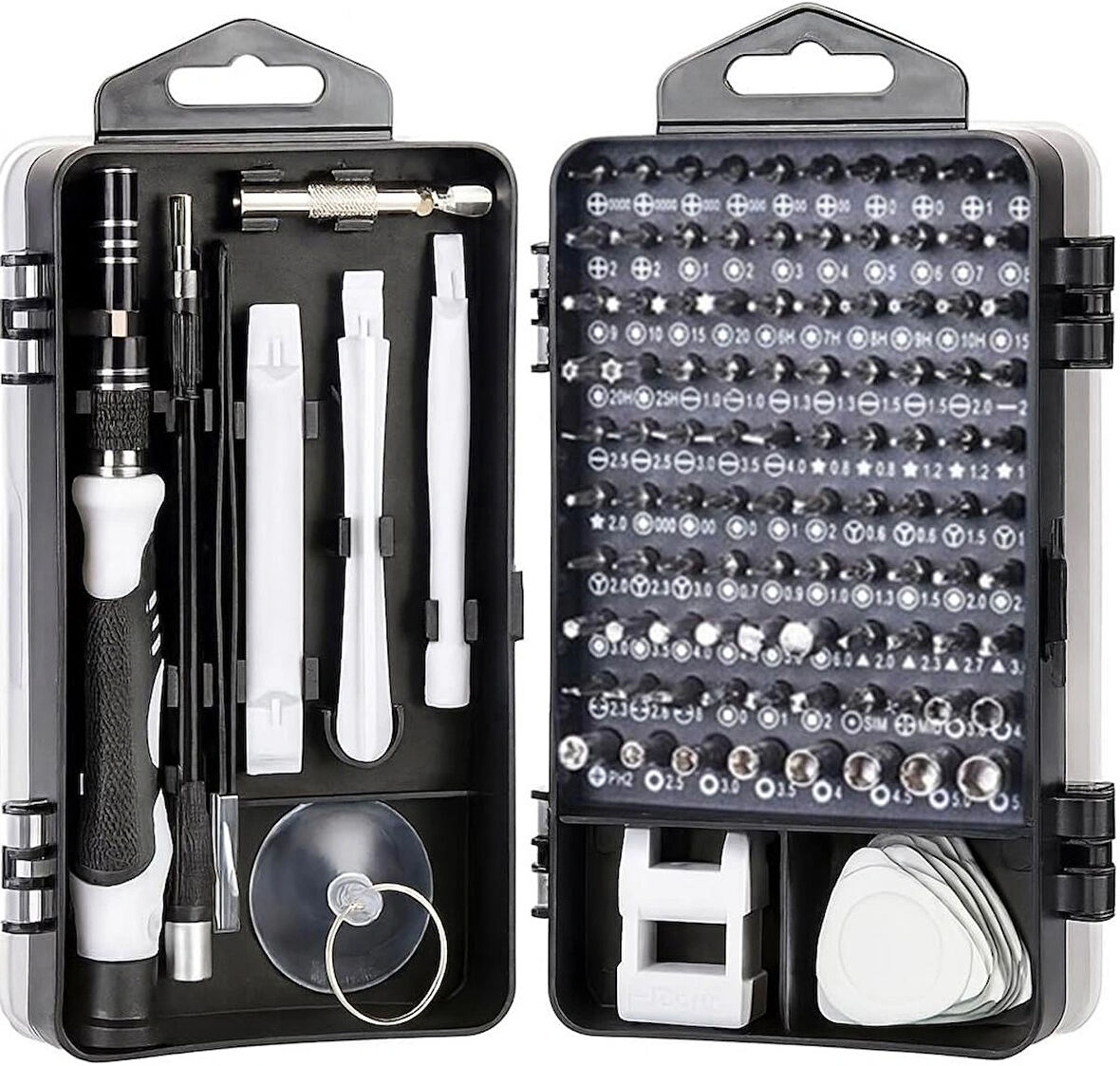 Coverzone 115 Parça Onarım Seti - Hassas Tornavida, Krom Vanadyum Çelik, Ergonomik Saplı Takım | TTS-115