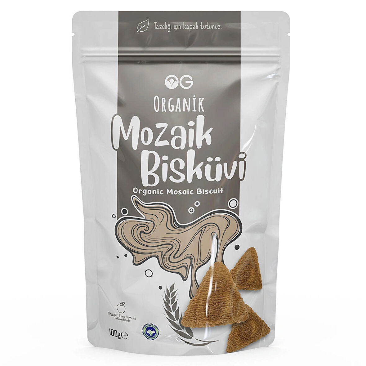 Organik Mozaik Bisküvi 100 Gr