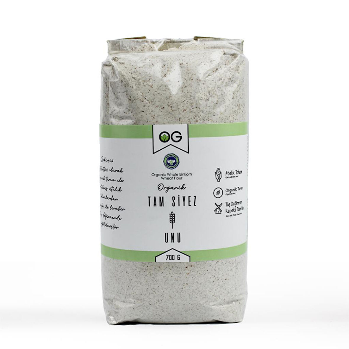 Organik Tam Siyez Unu 700 Gr