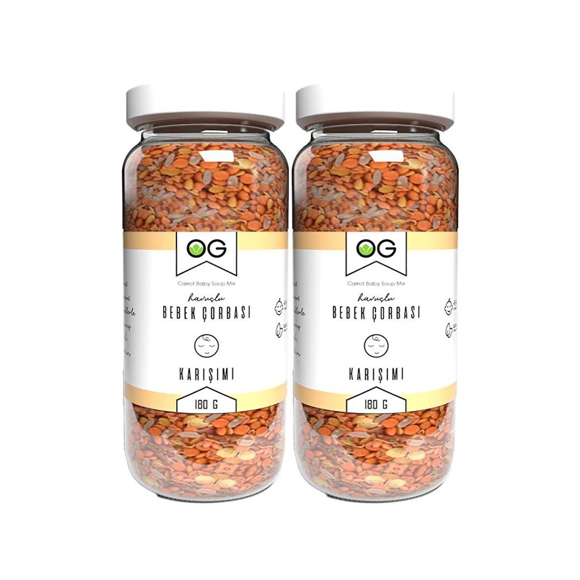 2'li Havuçlu Bebek Çorbası Karışımı 180 GR