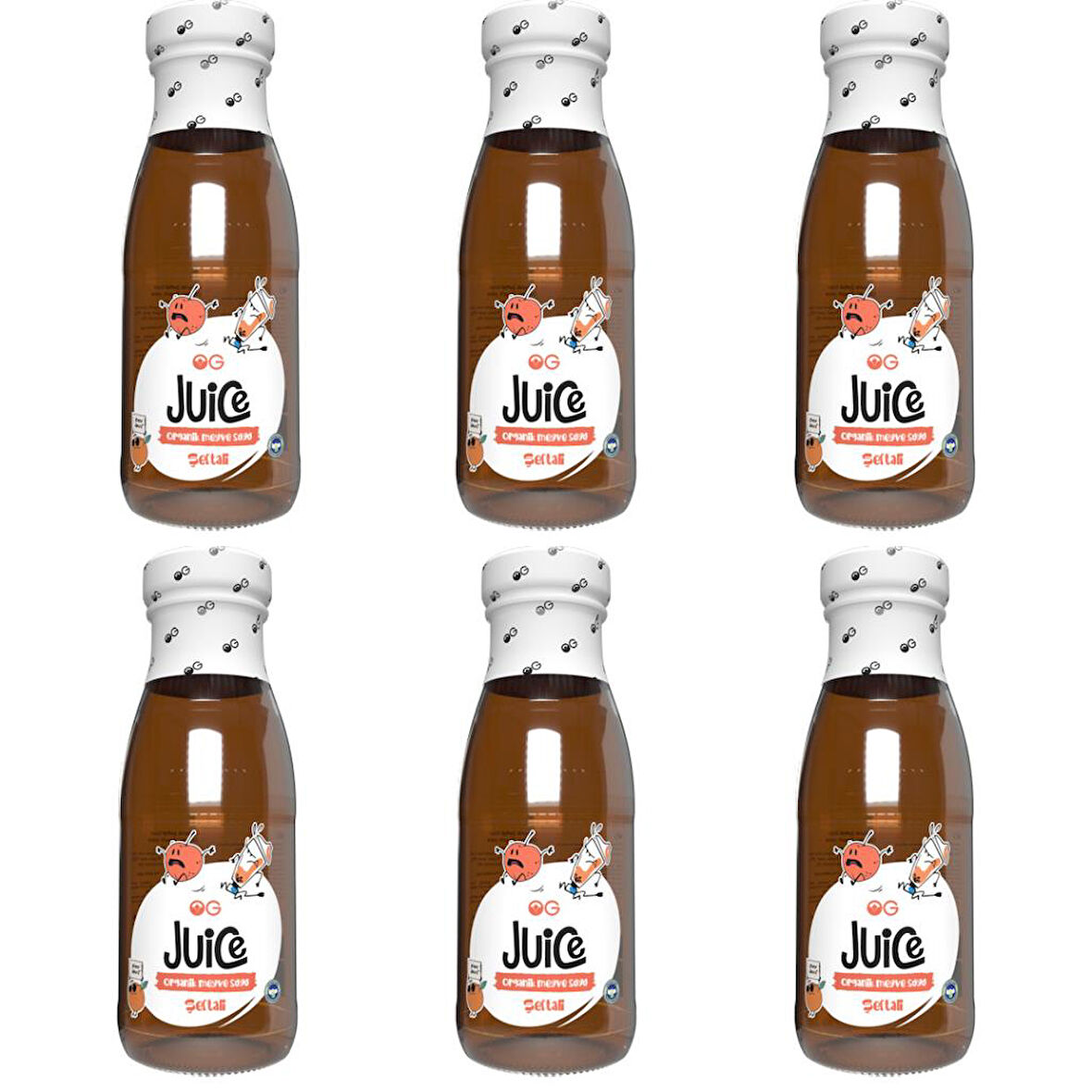 6'lı Organik Şeftali Suyu 250 ml