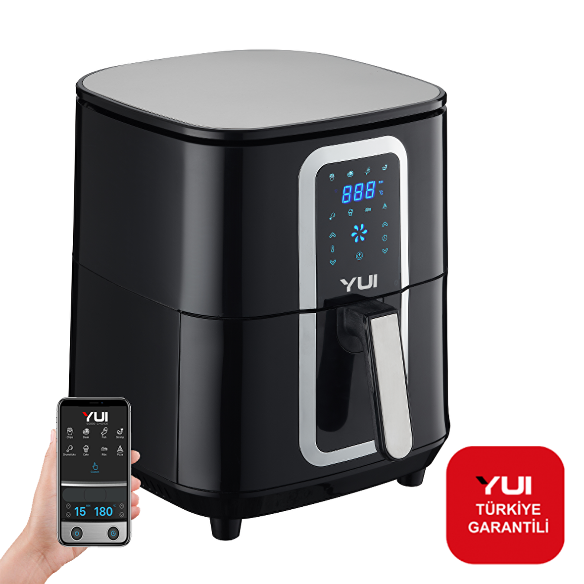 Yui M30 MaxiFry 6.5 lt Yağsız Airfryer Siyah