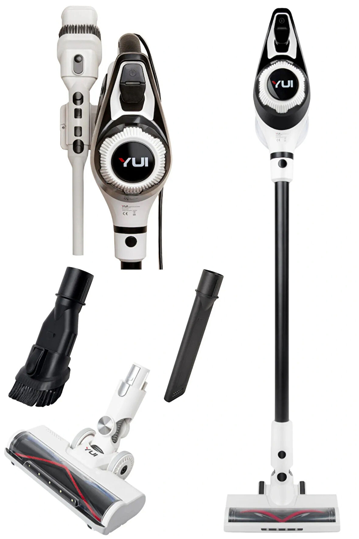 Ks16 2'si 1 Arada Ac Motor Toz Torbasız Hepa Filtreli Dikey Elektrikli Süpürge