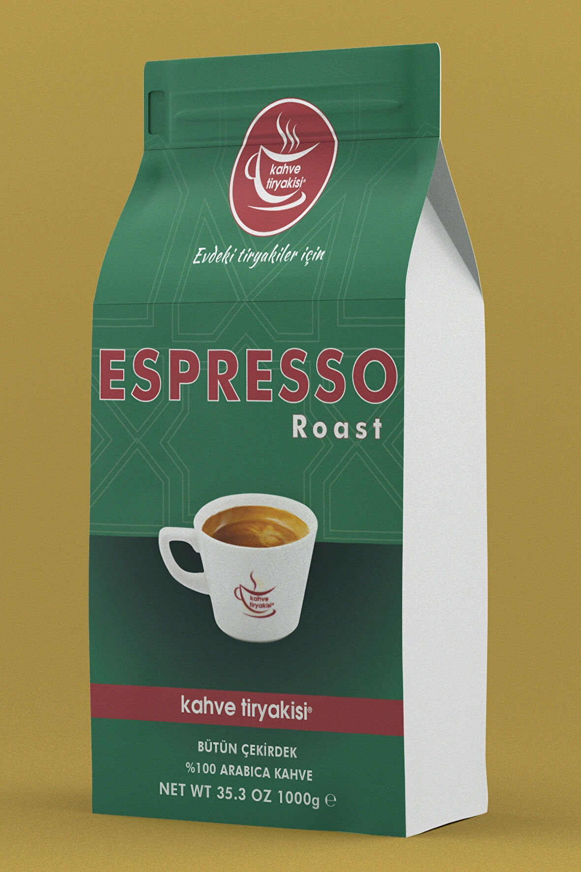 1 Kg Espresso Roast Profesyonel Çekirdek Kahve