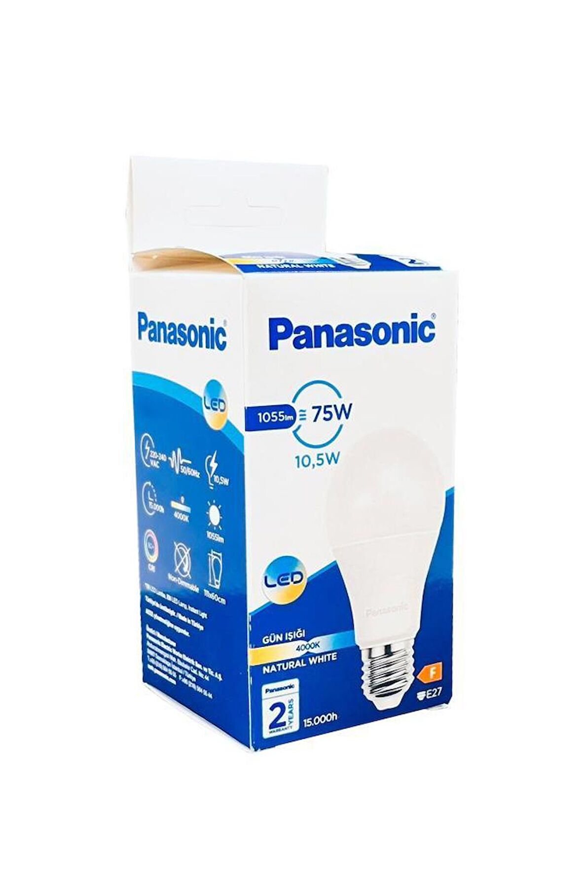 Panasonic 10,5W (75W) Led Ampul 4000K- Günışığı