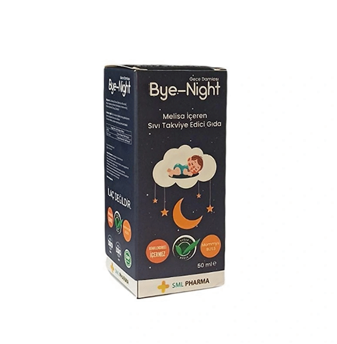 Bye-Night Damla Melisa İçeren Takviye Edici Gıda 50 ml