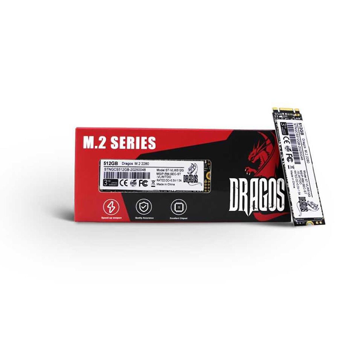 Dragos MadAxe P M2SSD NVME/512G Sata3 2243/1594 MB/s 512GB M2 SSD