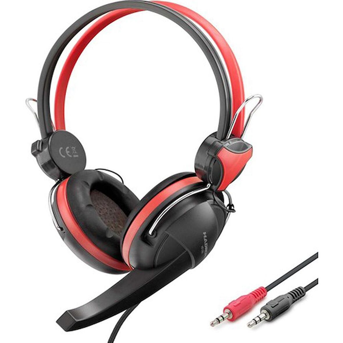 Hadron HD1295 Kulaküstü Gaming Kulaklık - Kırmızı