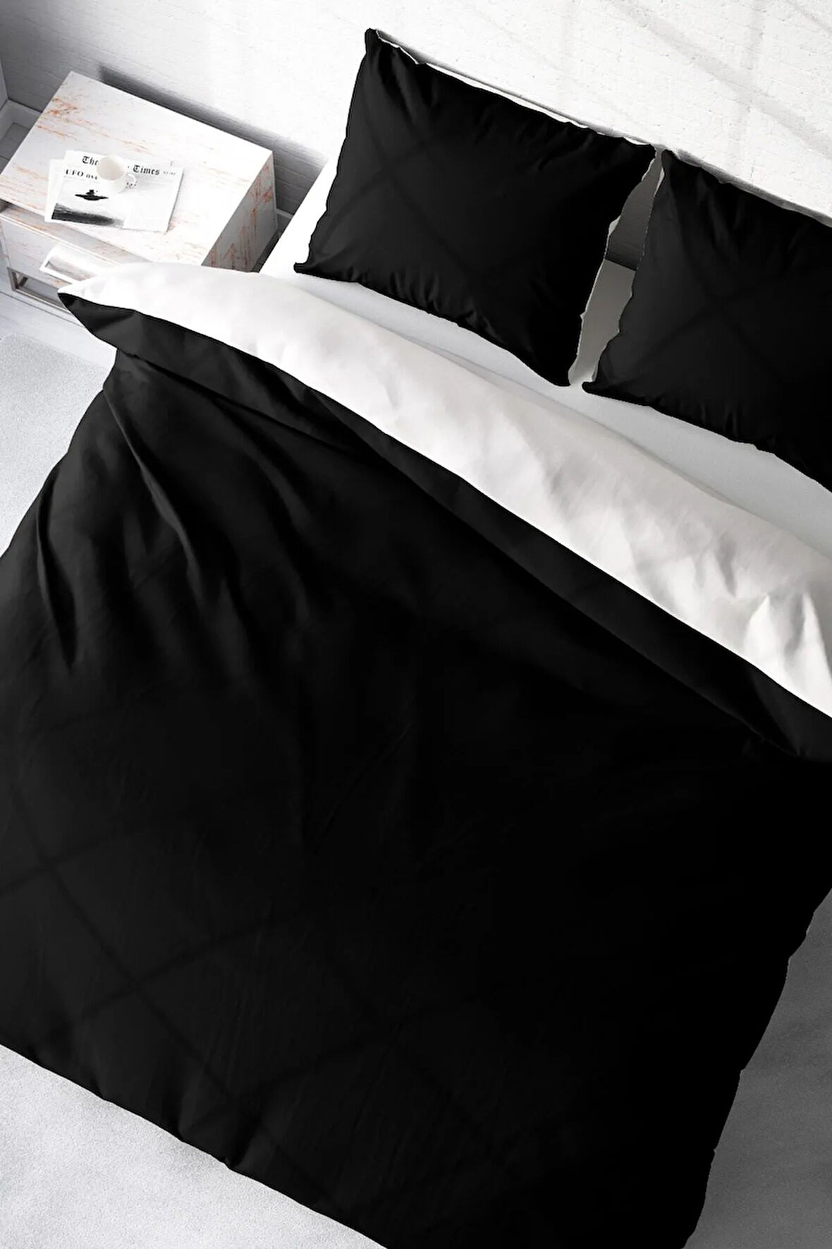 Kıng Sıze Deluxe Çift Taraflı Pamuk Ranforce Çift Kişilik Nevresim Takımı 220x240cm