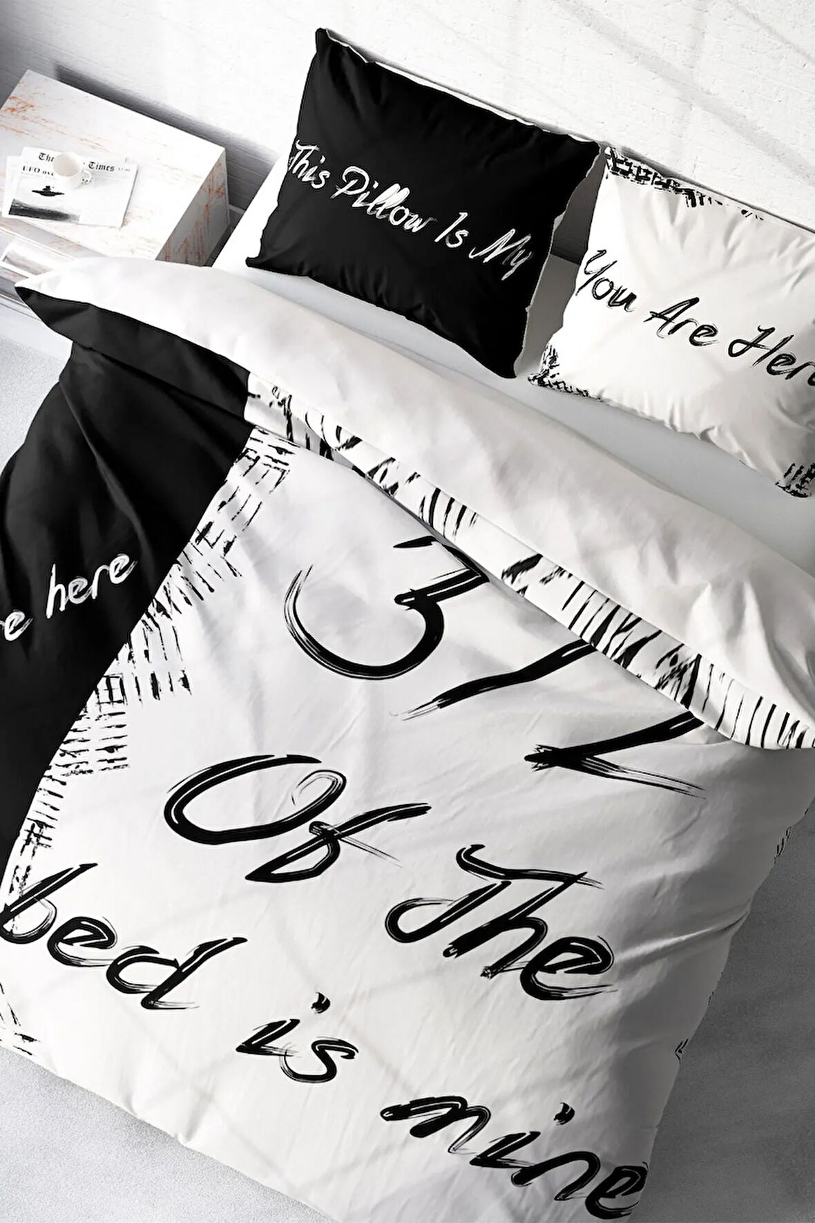 Kıng Sıze My Bed 3d Çift Kişilik Nevresim Takımı 220x240cm