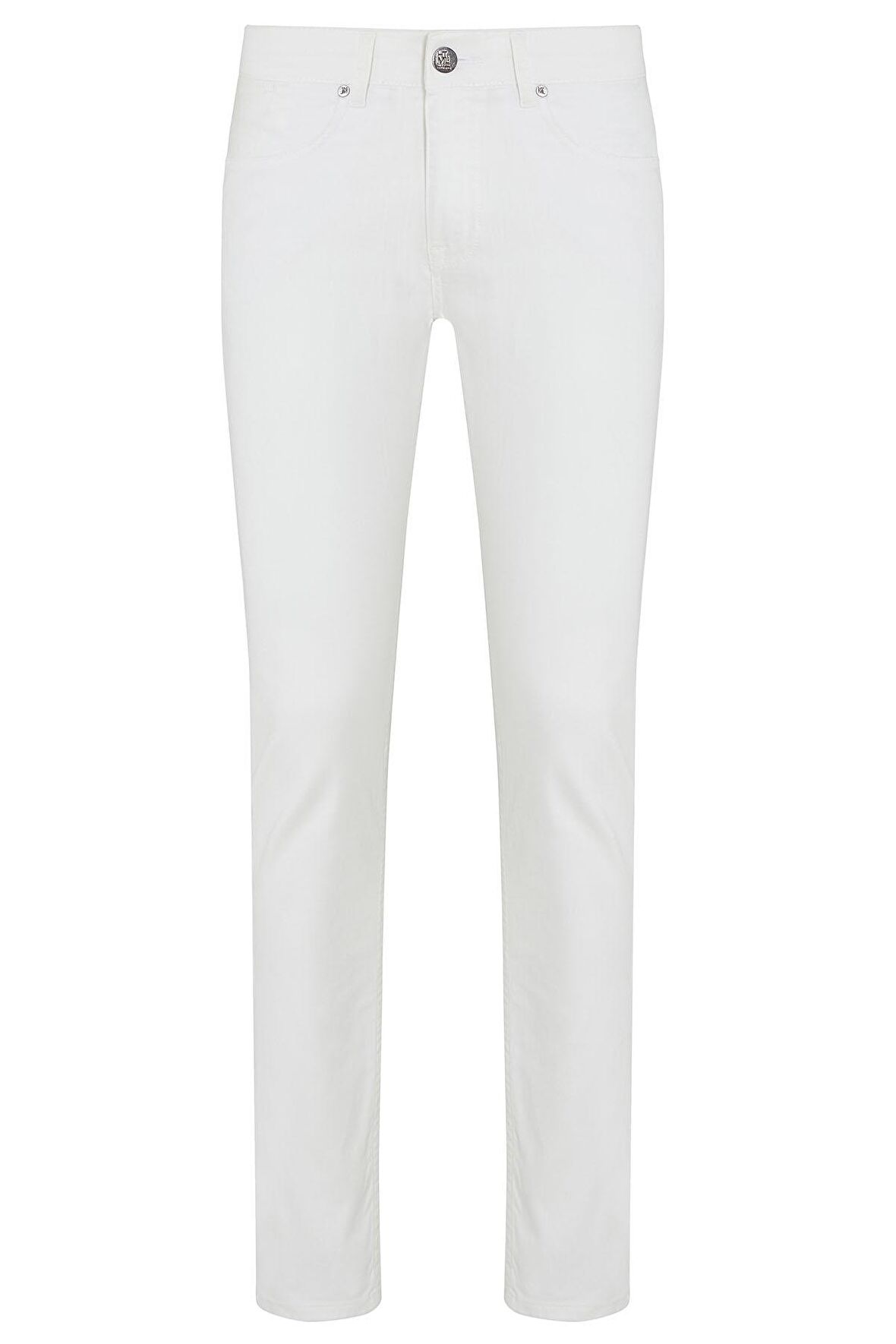 Beyaz Slim Fit Spor Pantolon | 34