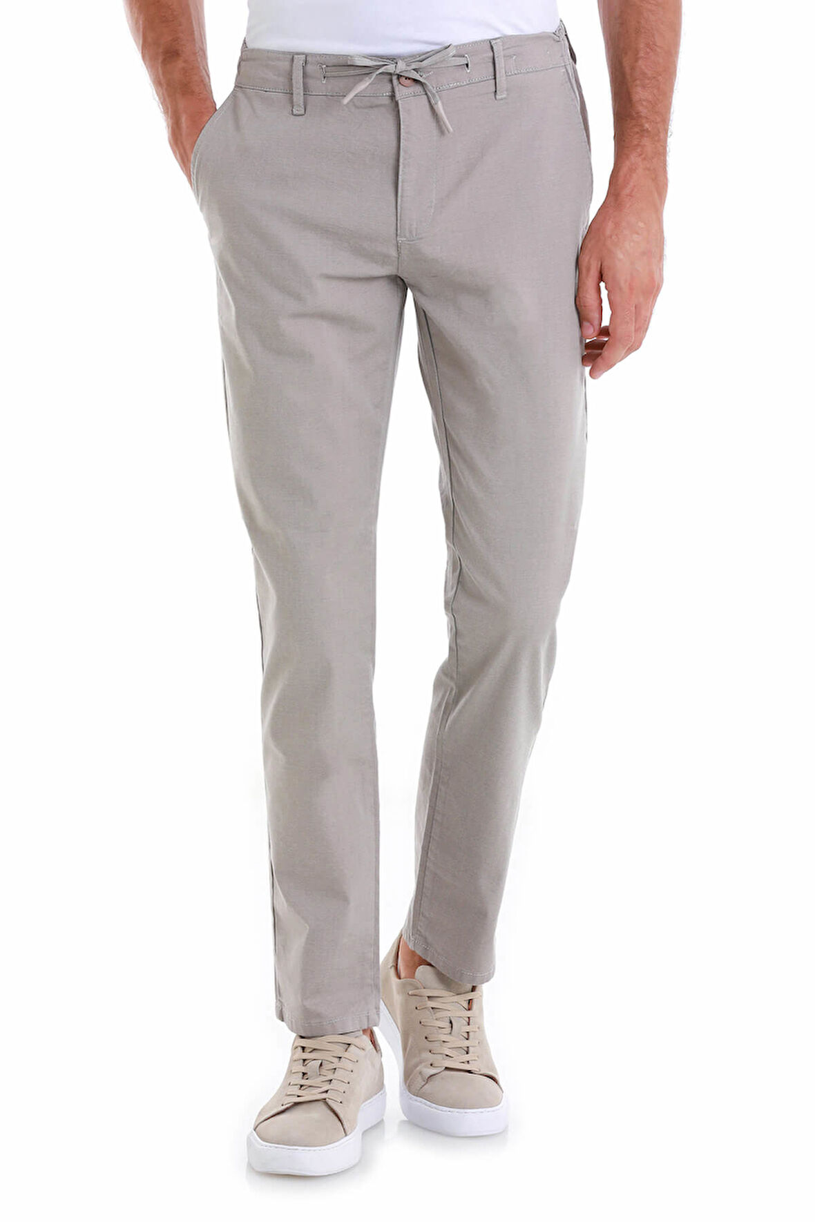 Vizon Regular Fit Desenli Yandan Cep Pamuklu Jogger Pantolon | 46