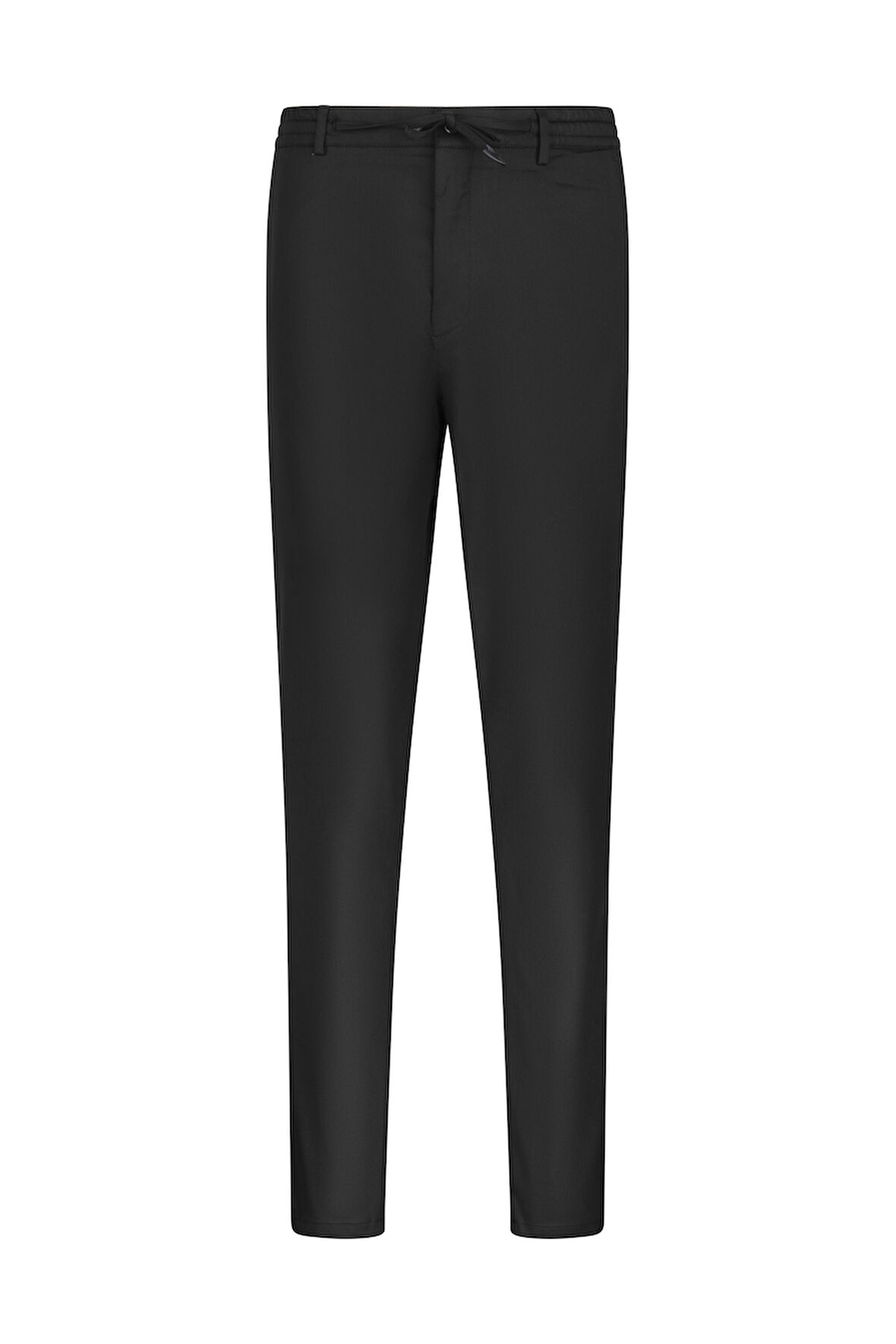 Siyah Rahat Kesim Yandan Cepli Jogger Pantolon | 34