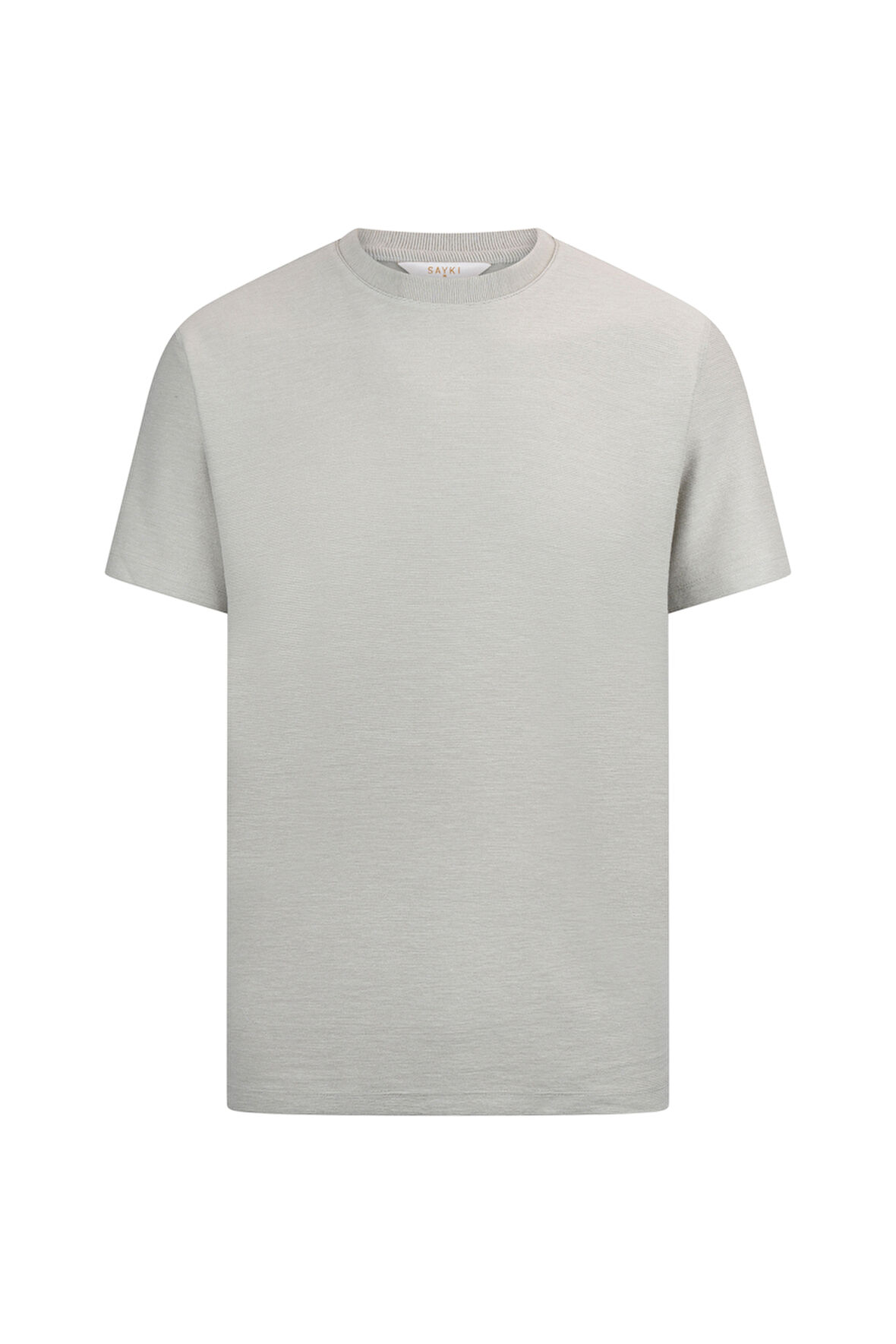 Haki Regular Fit Bisiklet Yaka Basic Tişört | M