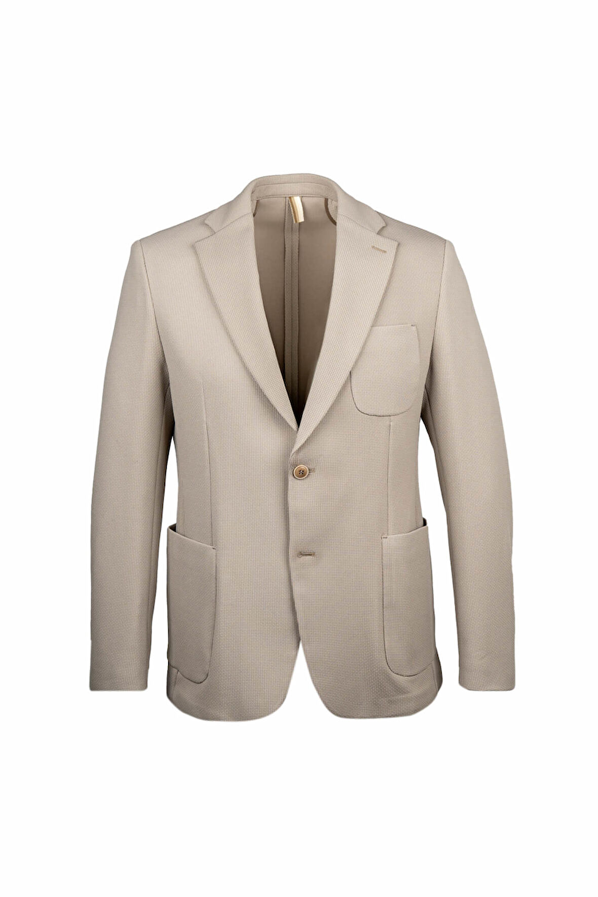 Vizon Comfort Fit Desenli Mono Yaka Klasik Ceket | 54