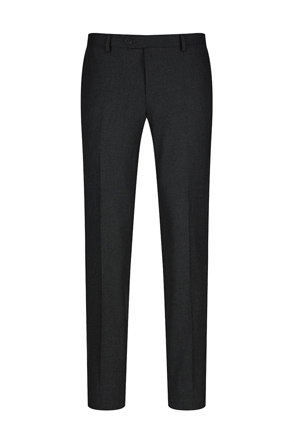 Antrasit Regular Fit Kareli Yandan Cepli Kumaş Pantolon | 52