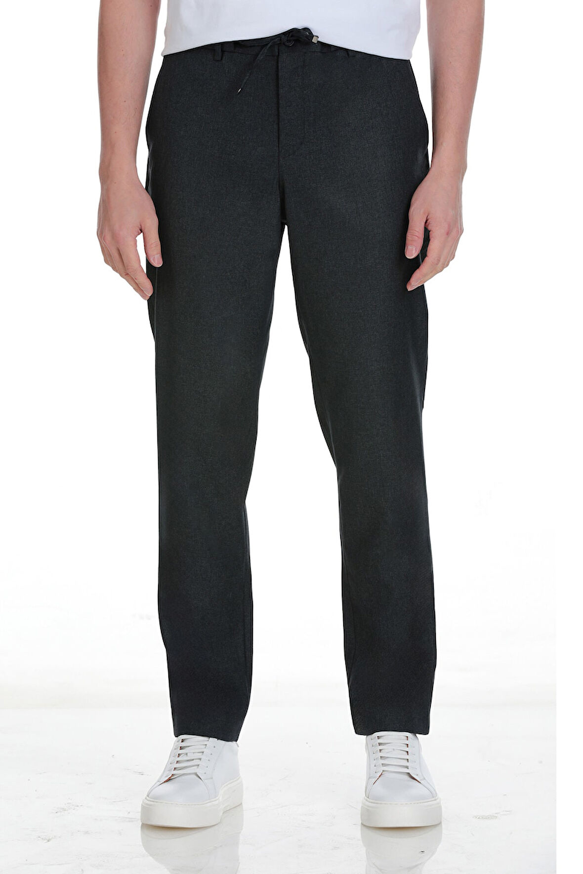 Lacivert Dinamik Fit Yandan Cepli Jogger Pantolon | 46