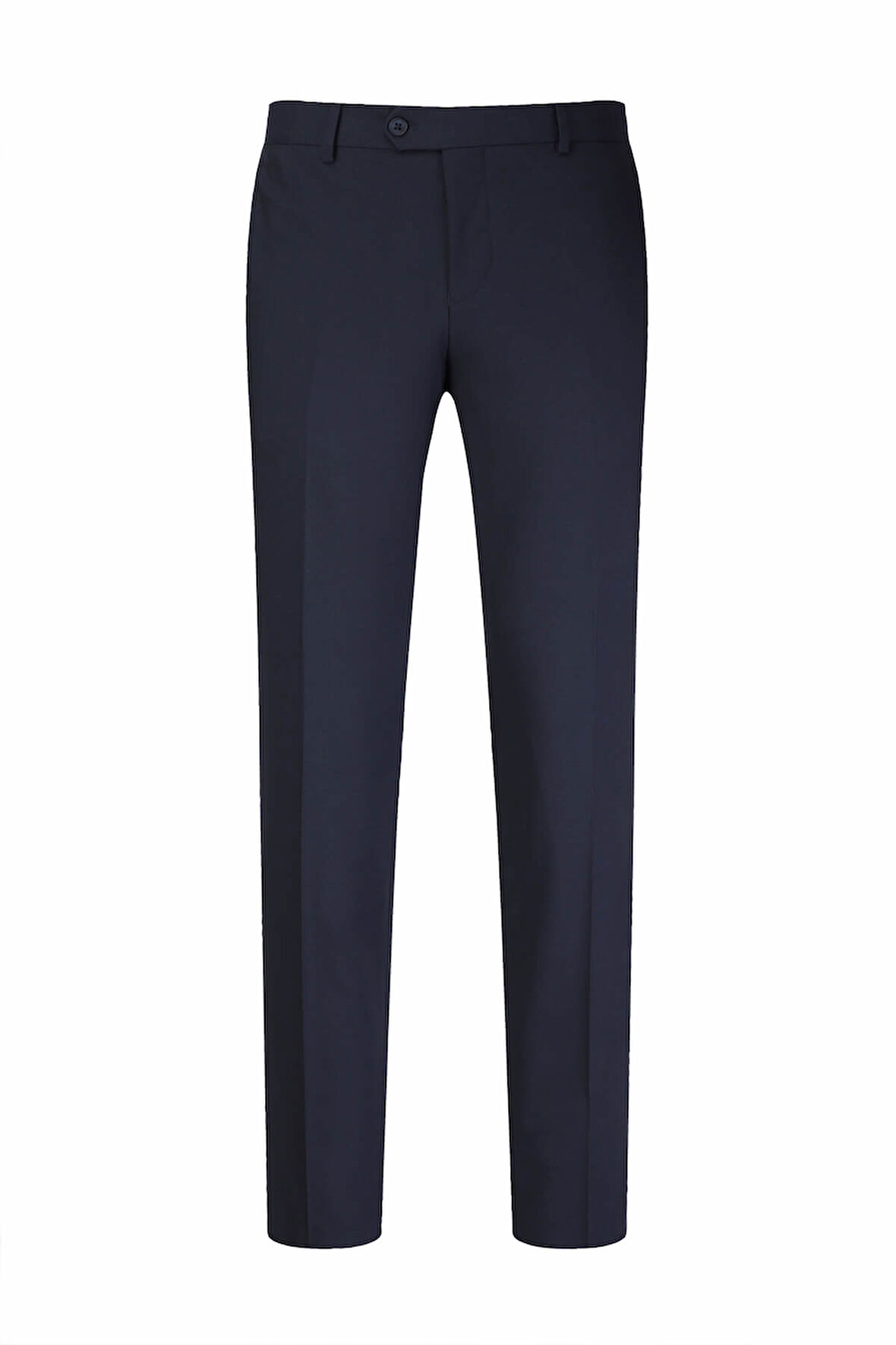 Lacivert Regular Fit Yandan Cepli Kumaş Pantolon | 46