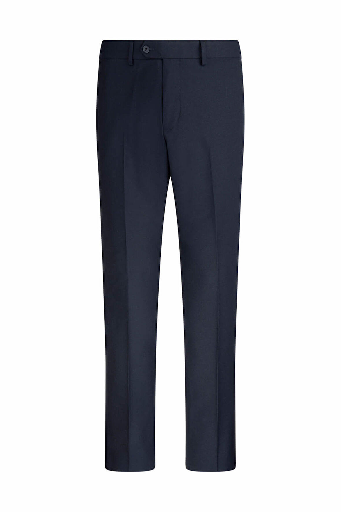 Lacivert Slim Fit Yandan Cepli Kumaş Pantolon | 48