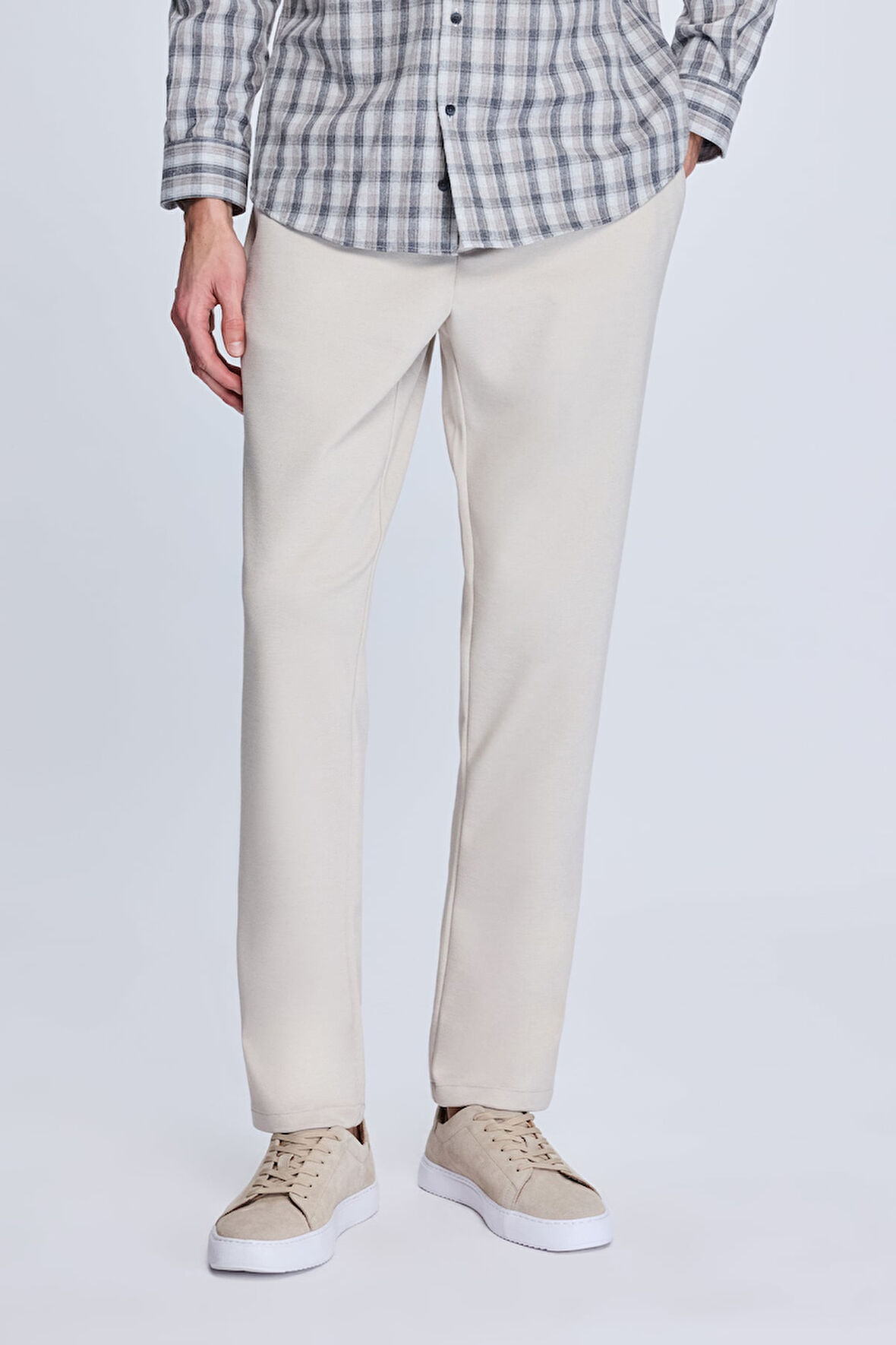 Taş Dinamik Fit Desenli Yandan Cepli Casual Jogger Pantolon | 48