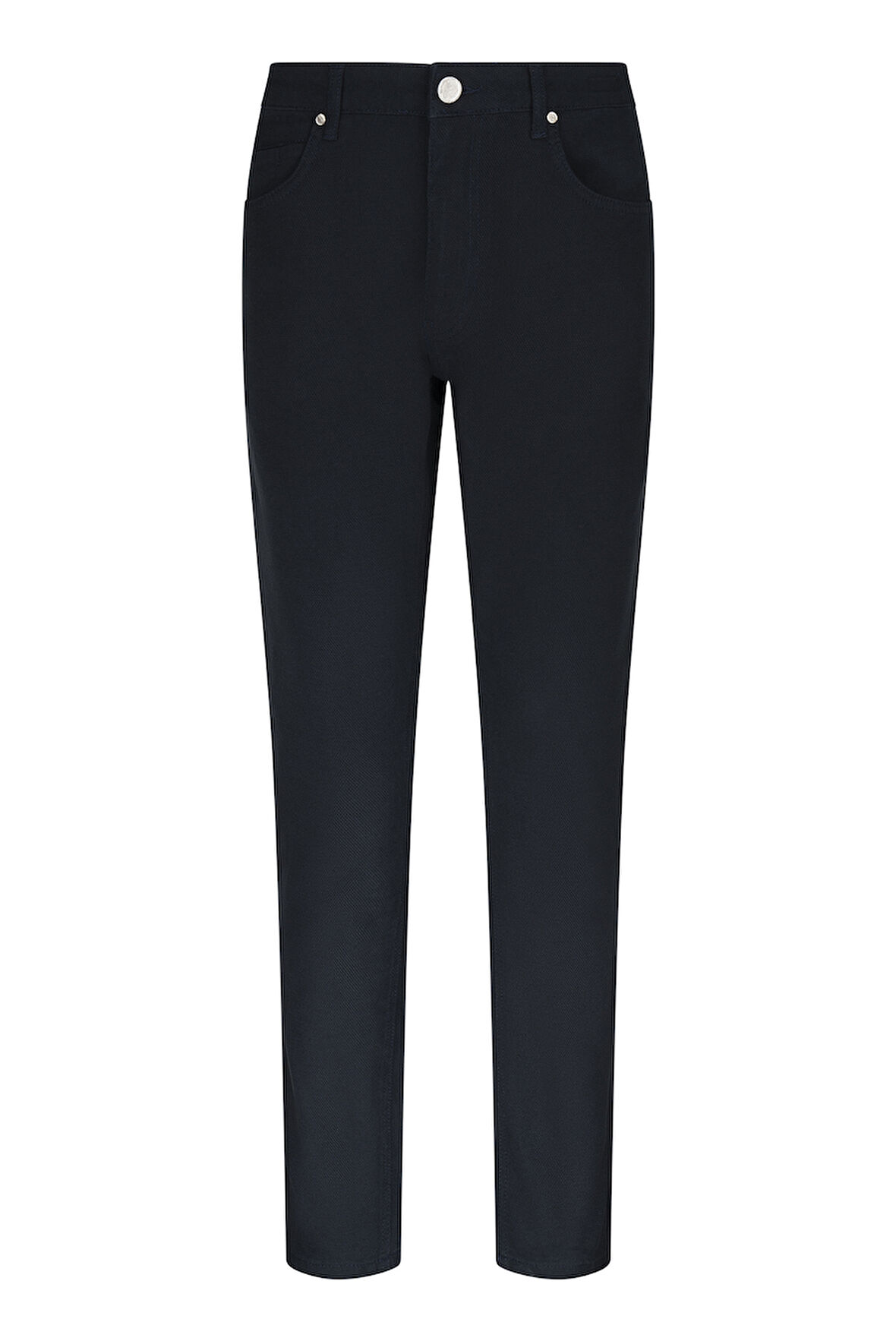 Lacivert Dinamik Fit 5 Cep Pamuklu Kanvas Pantolon | 34