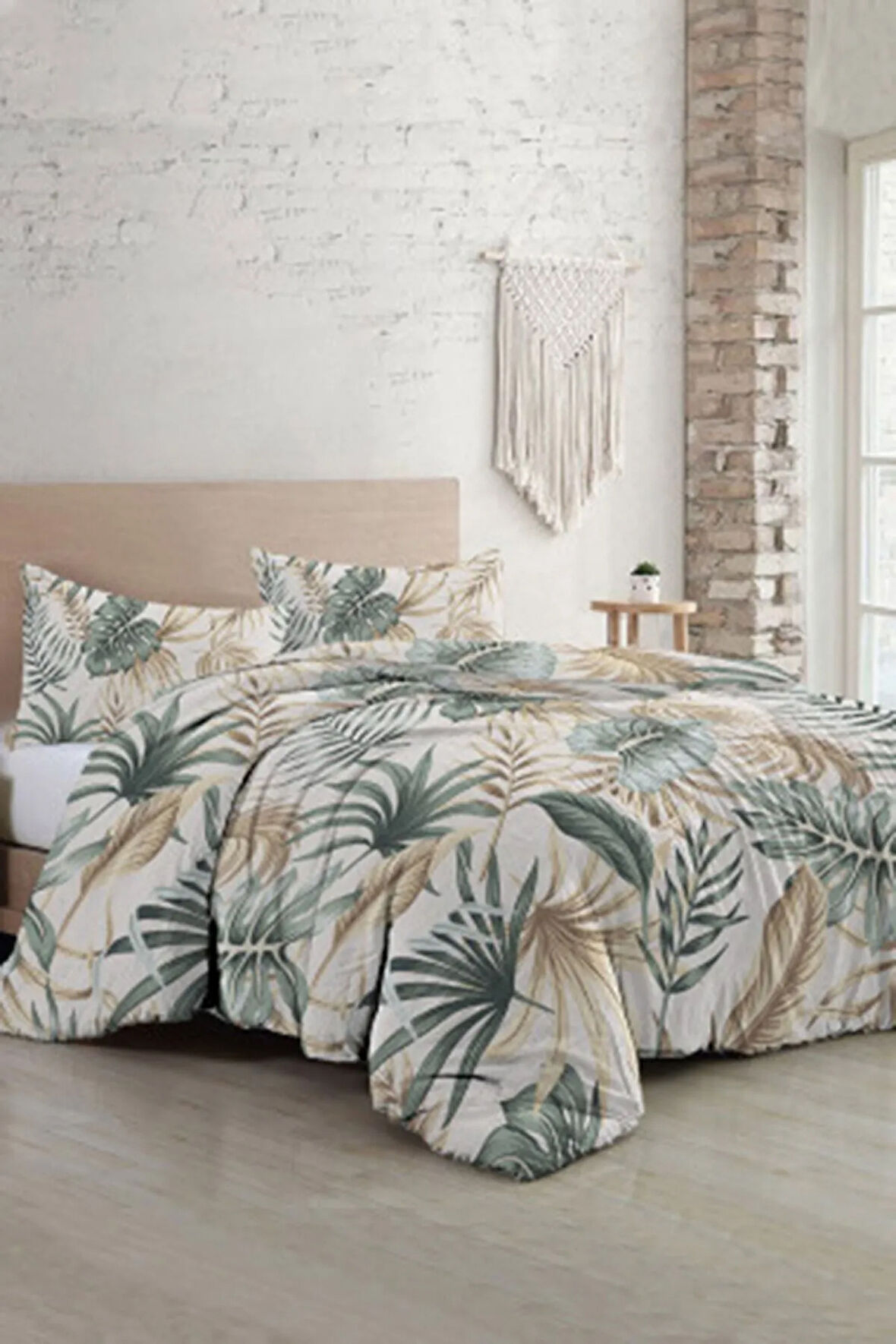 Pamuklu Çift Kişilik Nevresim Takımı Natura Botanik