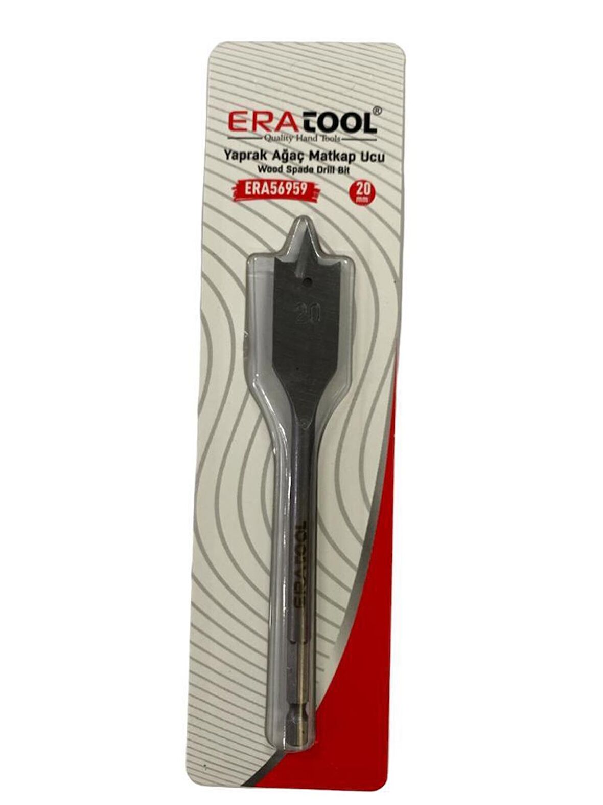 Eratool 56959 Altıgen Yassı Ahşap Maktap Ucu 20 mm