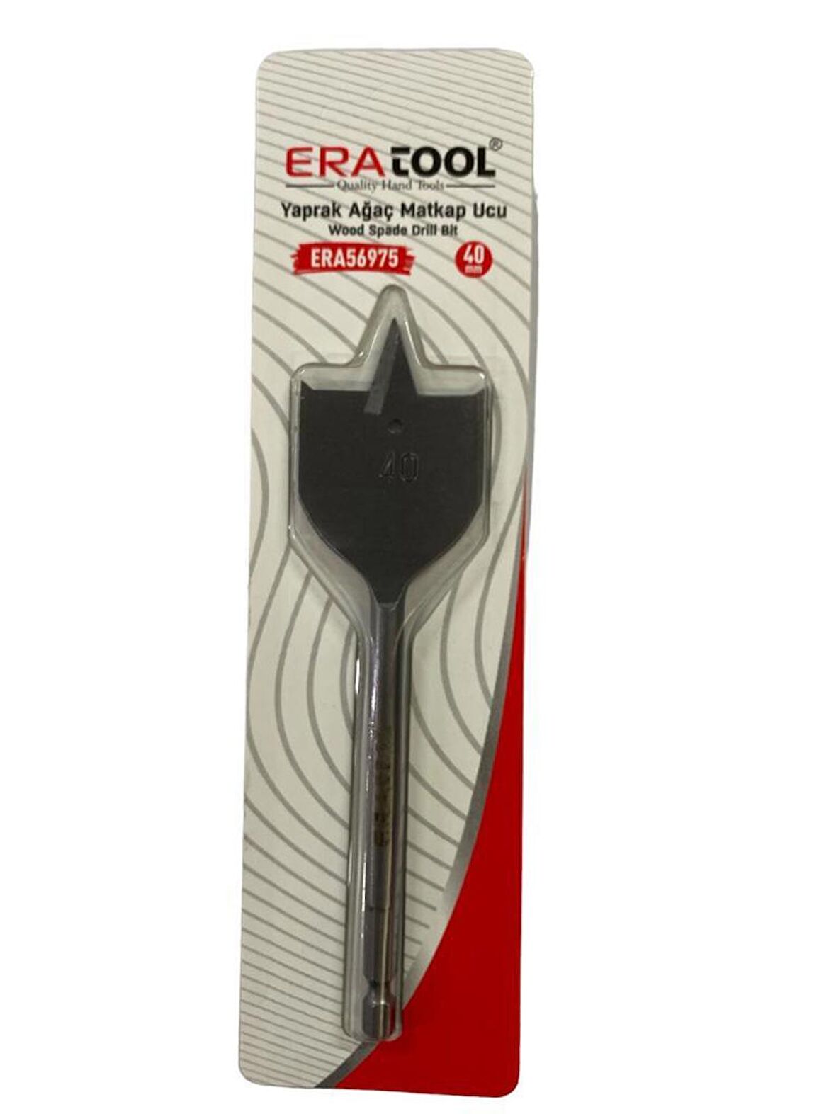 Eratool 56975 Altıgen Yassı Ahşap Maktap Ucu 40 mm