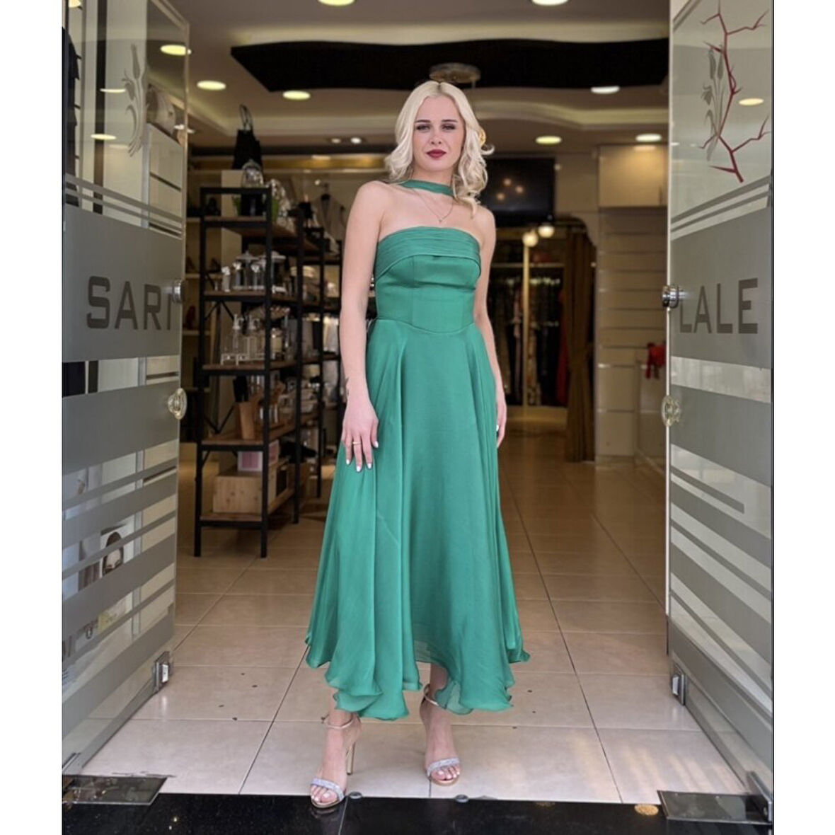  ELBISE MIDI YORYOSATEN