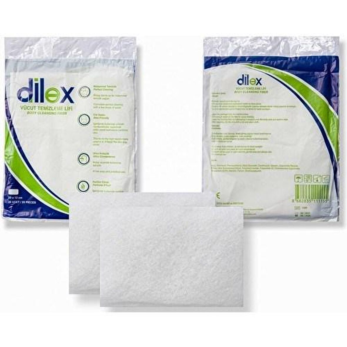 DİLEX VÜCUT TEMİZLEME SÜNGERİ 80 PAKET