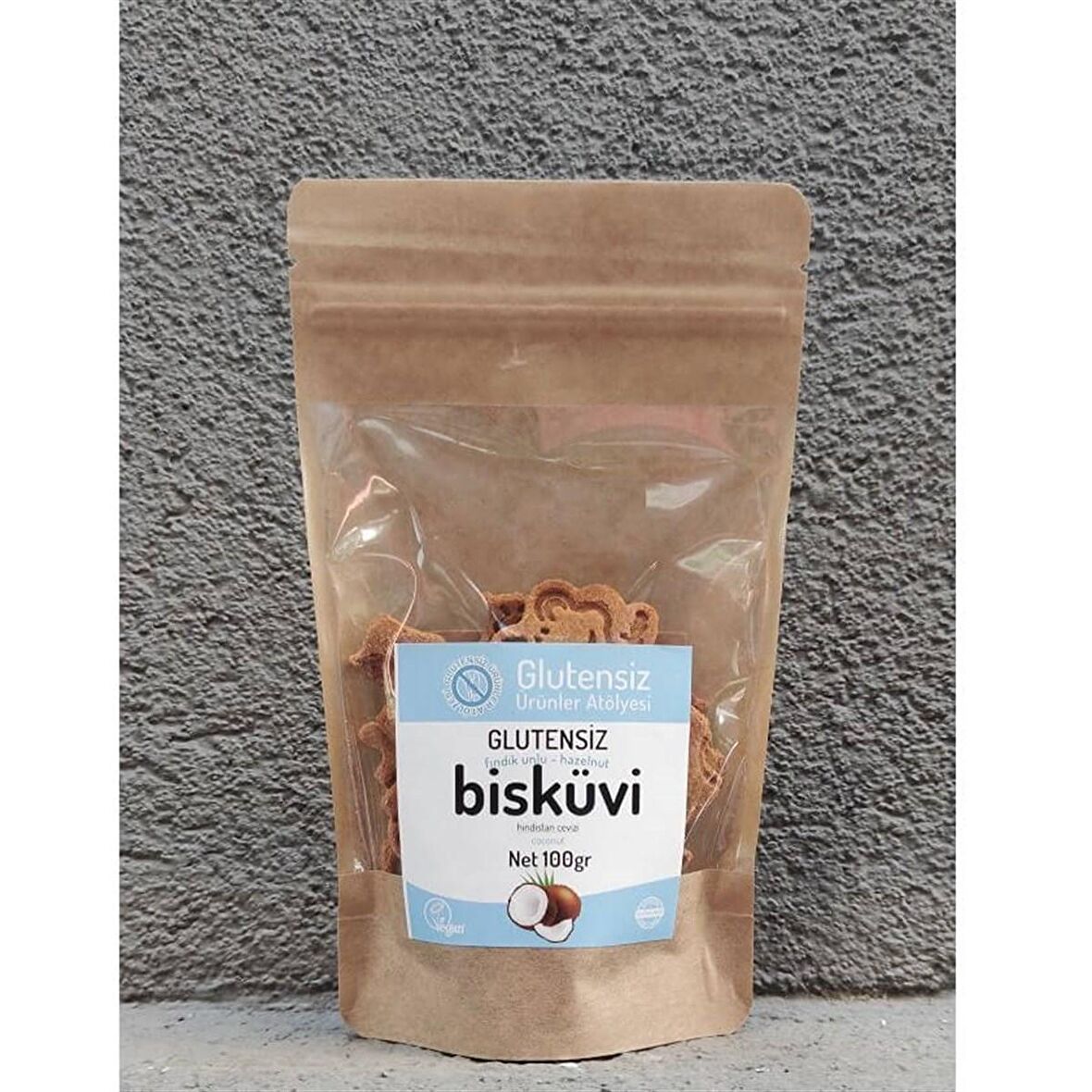 Güa Glutensiz Hindistan Cevizli Bisküvi 80gr