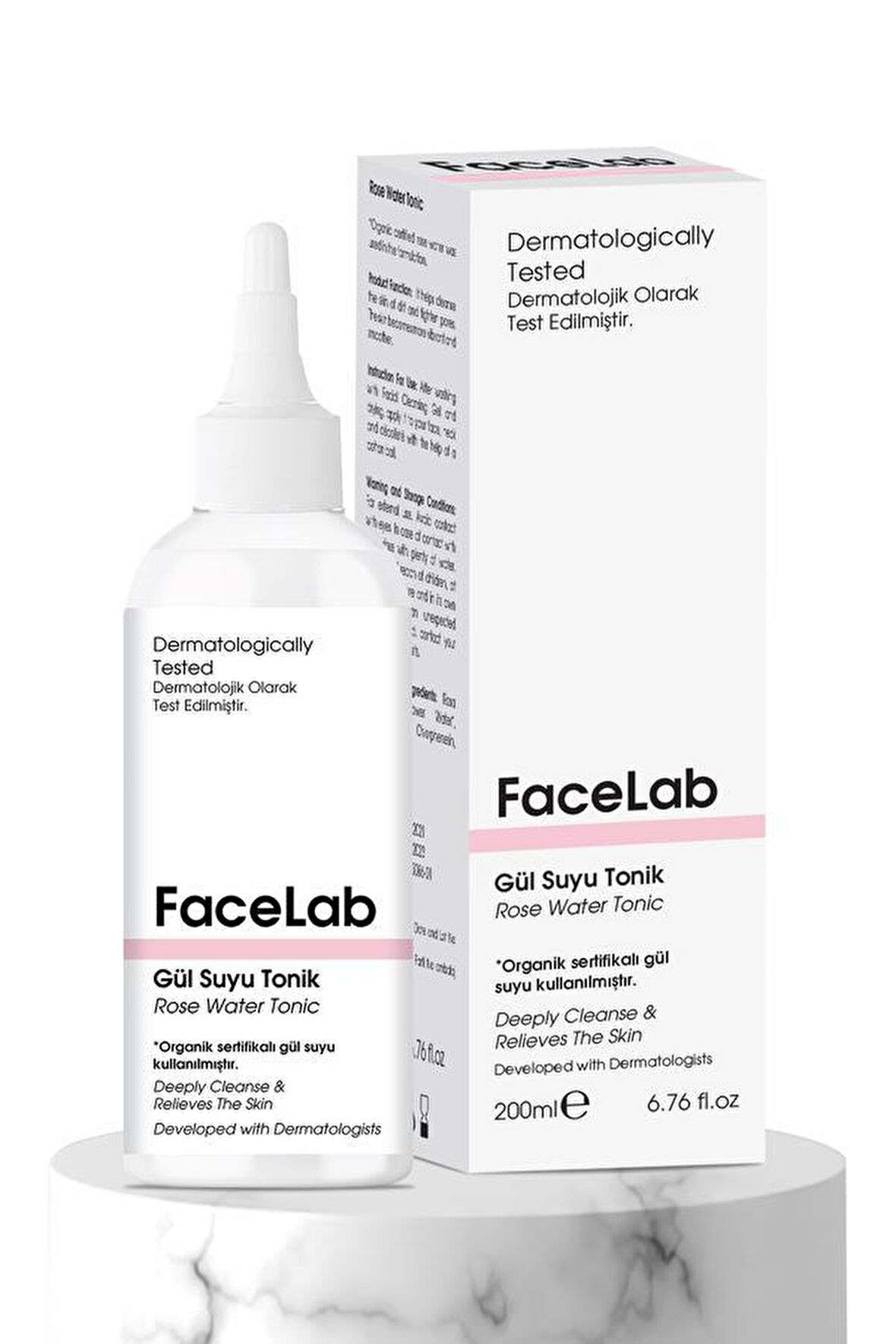 Organik Gül Suyu Tonik 200 ML