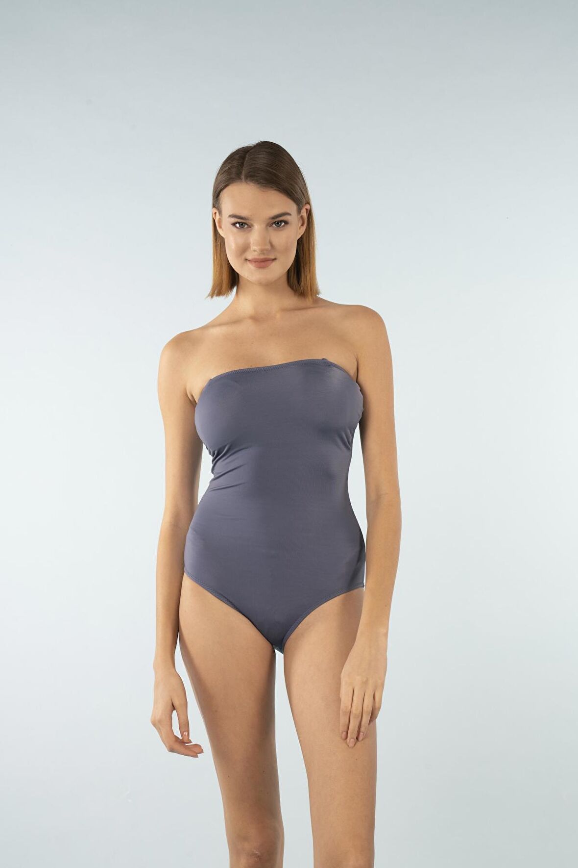 Estiva Straplez İp Askılı Mayo - Petrol