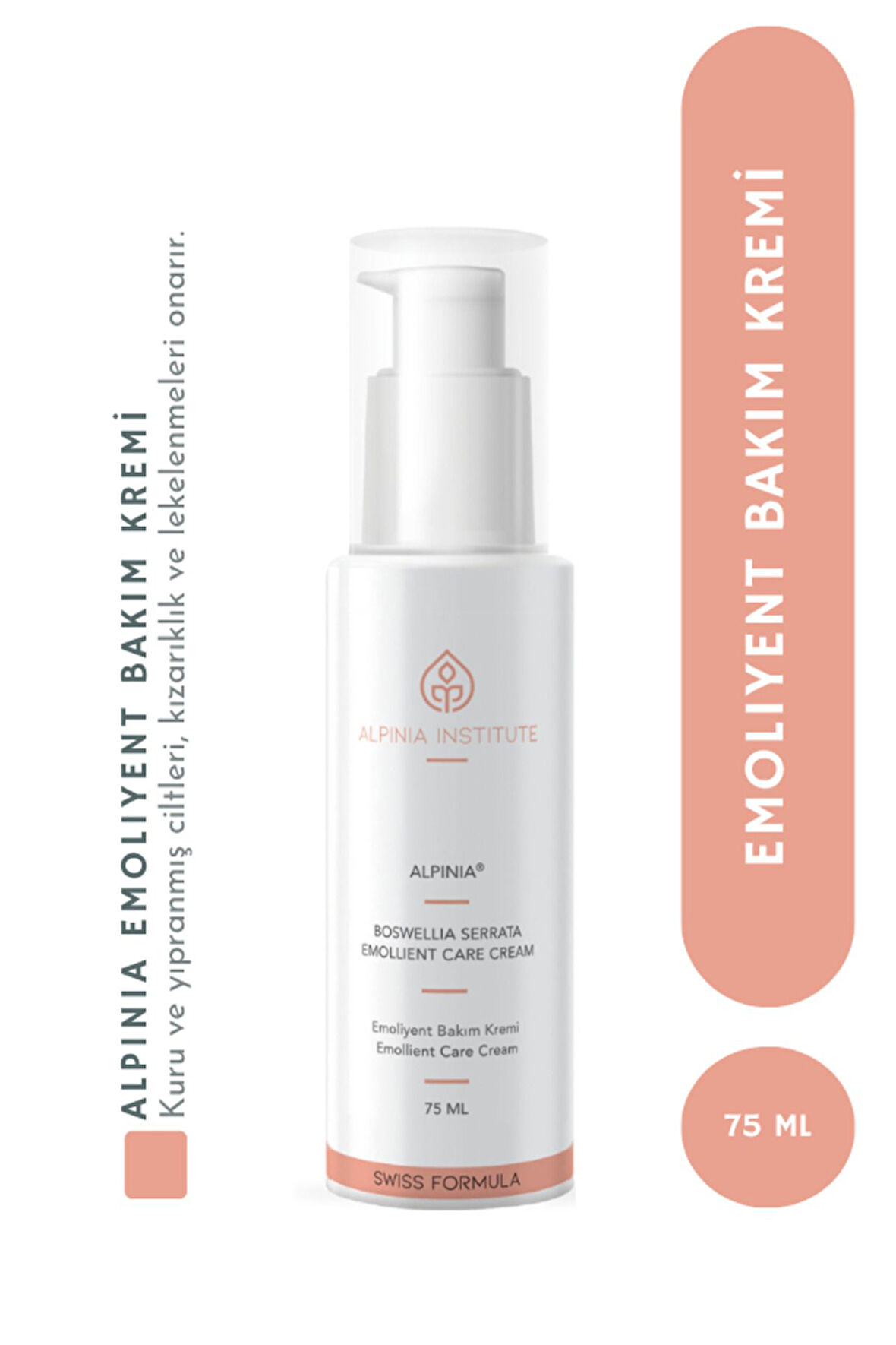 Emoliyent Hassas ve Kuruyan Ciltler İçin Egzama, Kaşıntı Kremi 75ml