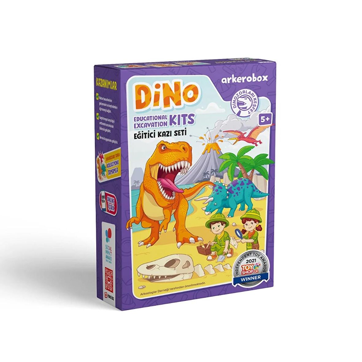 Dino Arkerobox Eğitici Kazı Seti