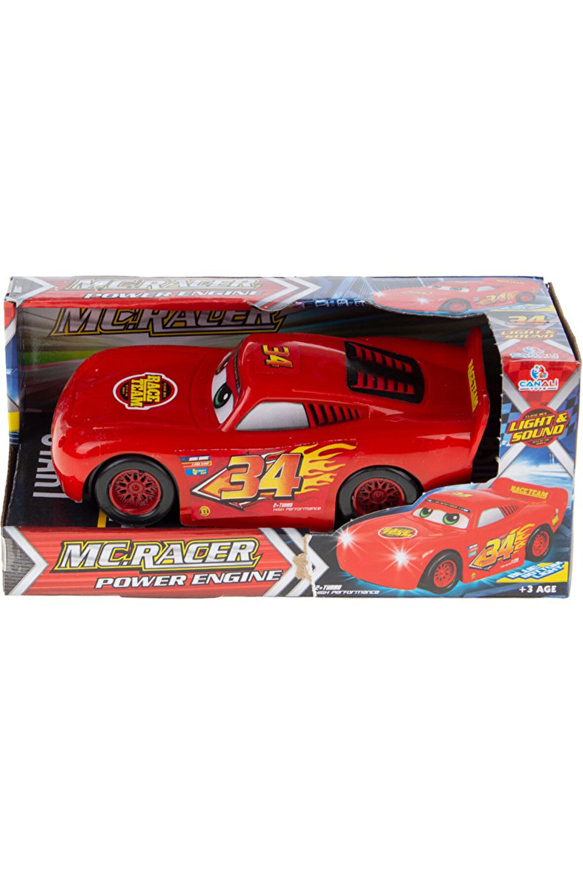 Can Ali Toys Canali Araba Yarış Pilli Kutulu CNL-1914A 3650