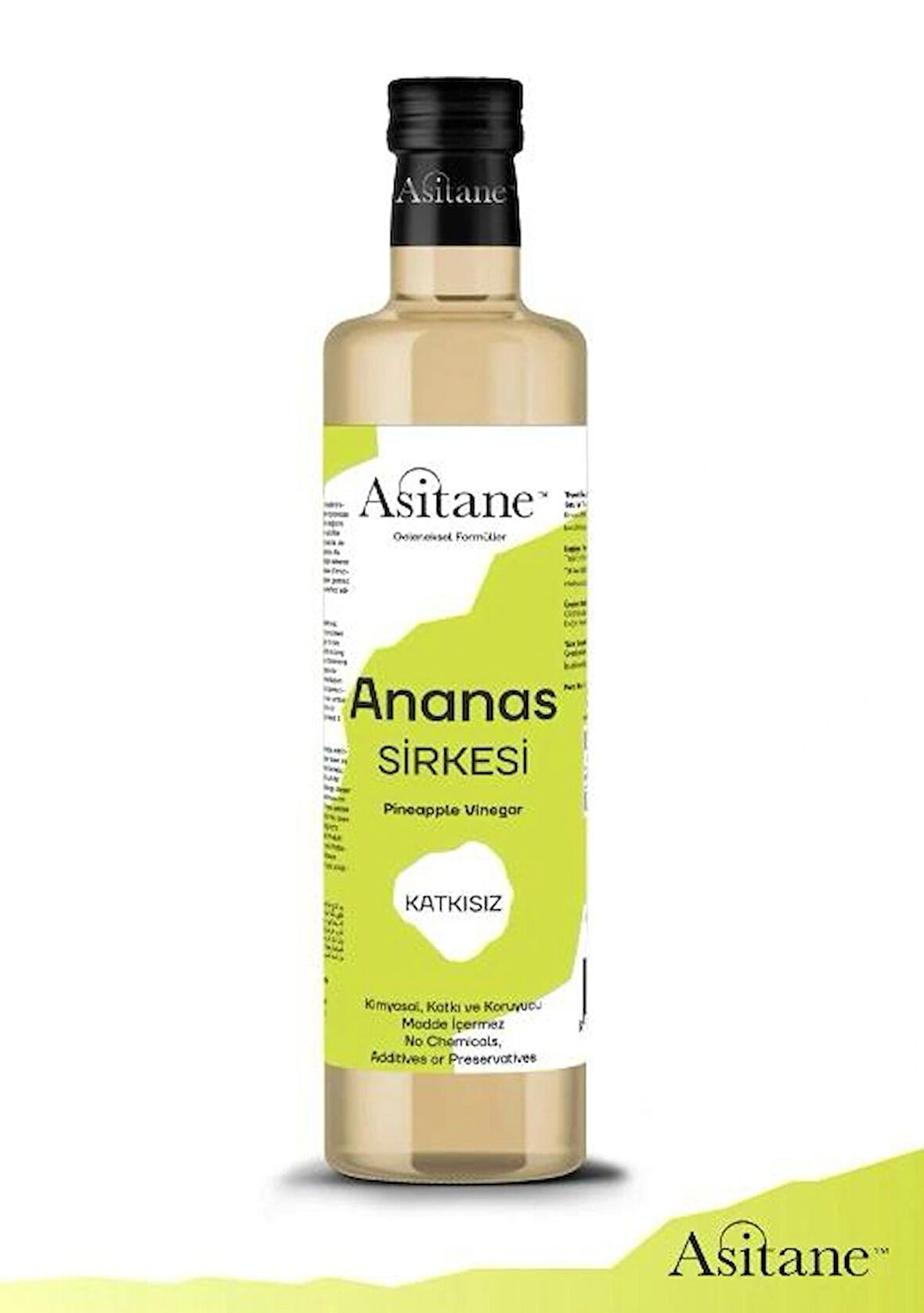 Asitane Ananas Sirkesi Doğal Fermantasyon Pineapple Vinegar 500 Ml