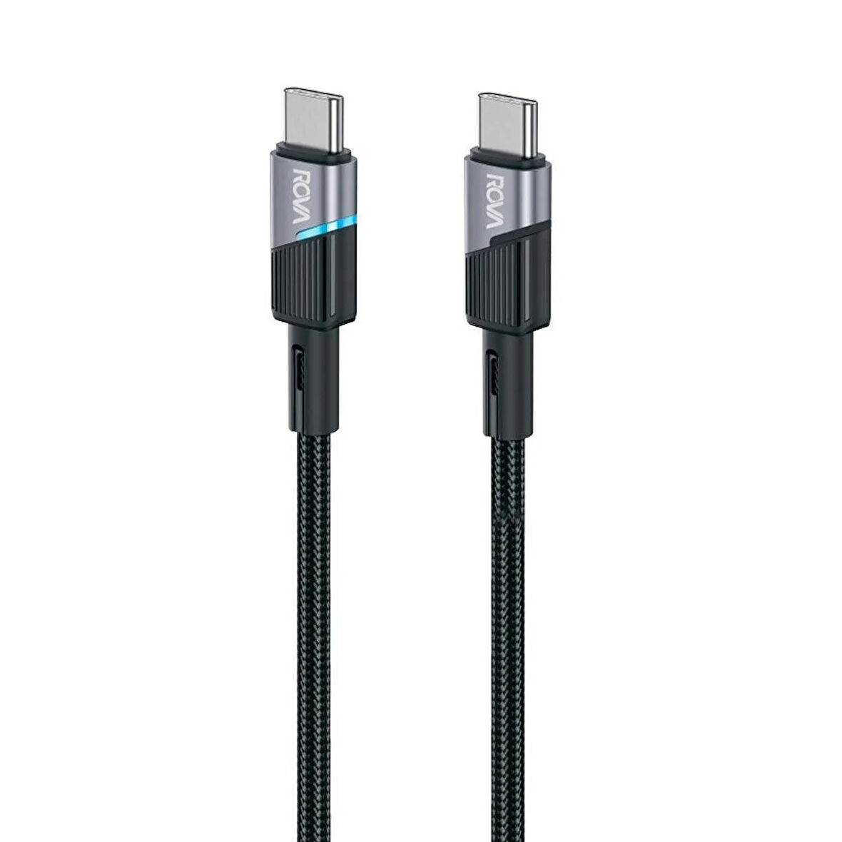 Rova  KB207 Type-C To Type-C Hızlı Şarj Kablosu - KVK Teknik Servis Garantili
