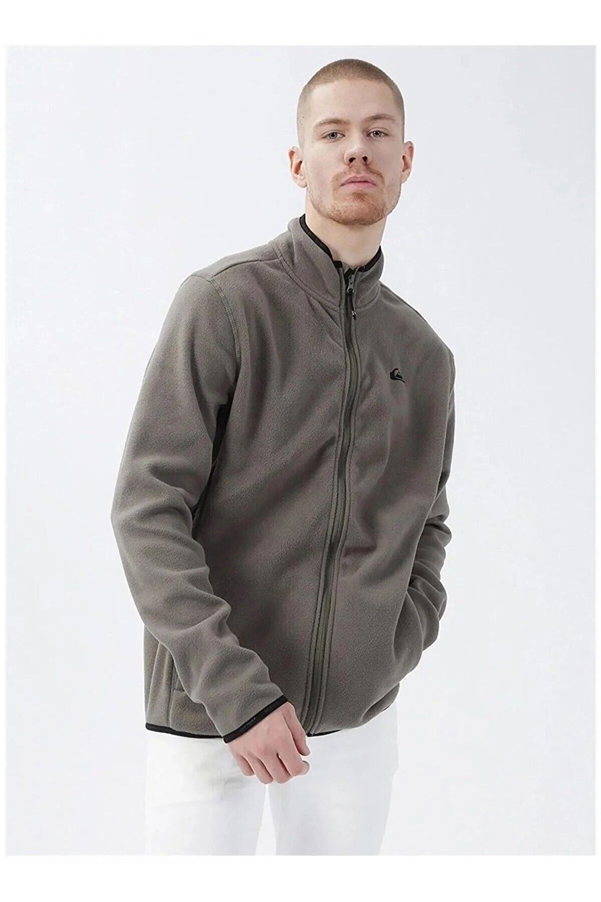 Quiksilver MISSION FZ M Gri Erkek Polar