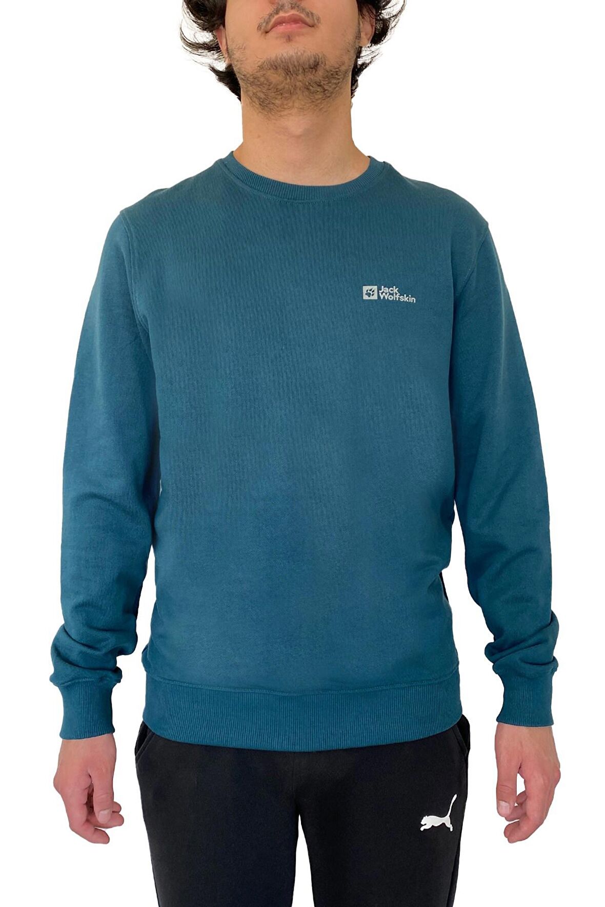 Jack Wolfskin Mark Sweat Erkek Sweatshirt 1000002TR-4167