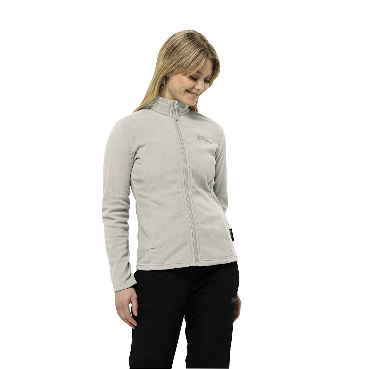 Jack Wolfskin Taunus FZ W Tam Fermuar Kadın Polar 1711391-5609 Dove