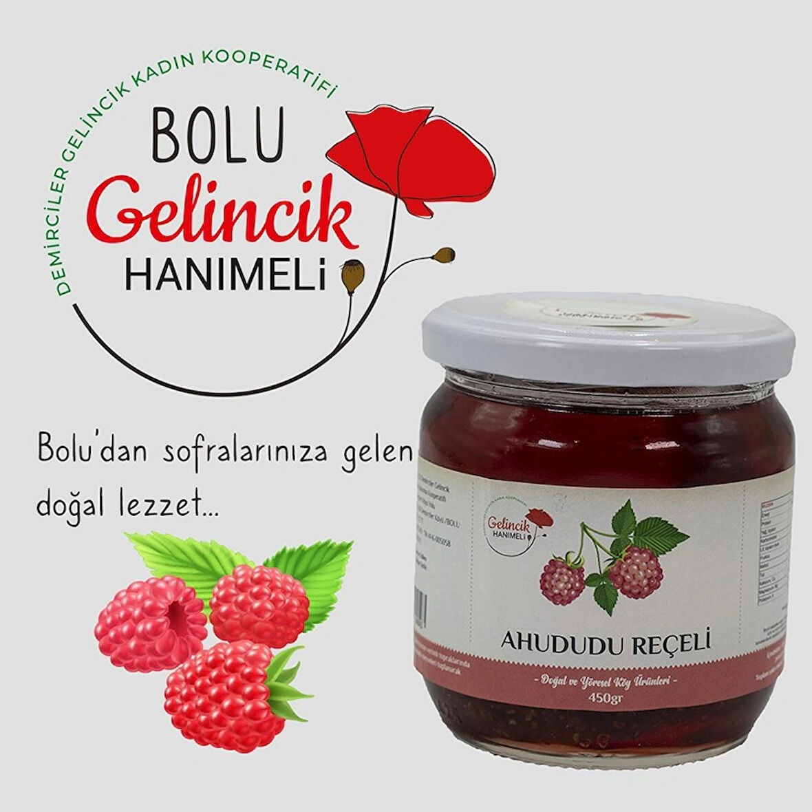 Ahududu Reçeli 450gr