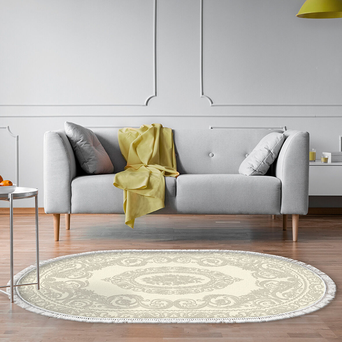 Eko Trend Djt Halı Yıkanabilir Kaymaz Taban 747 Oval Klasik