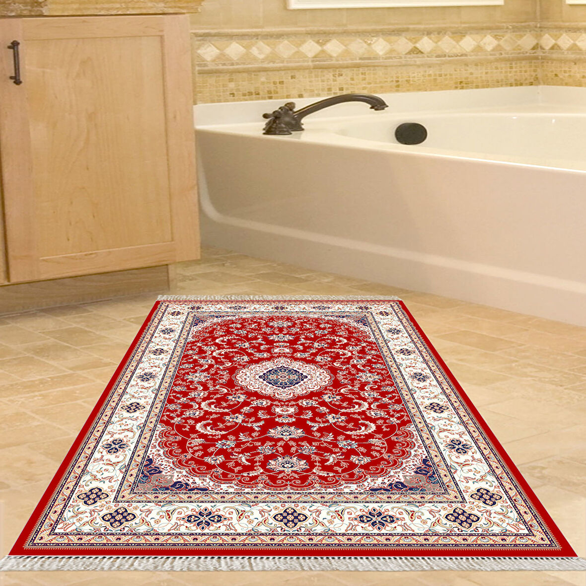 Eko Trend Djt Banyo Paspası Yıkanabilir Kaymaz Taban S5009 Osmanlı