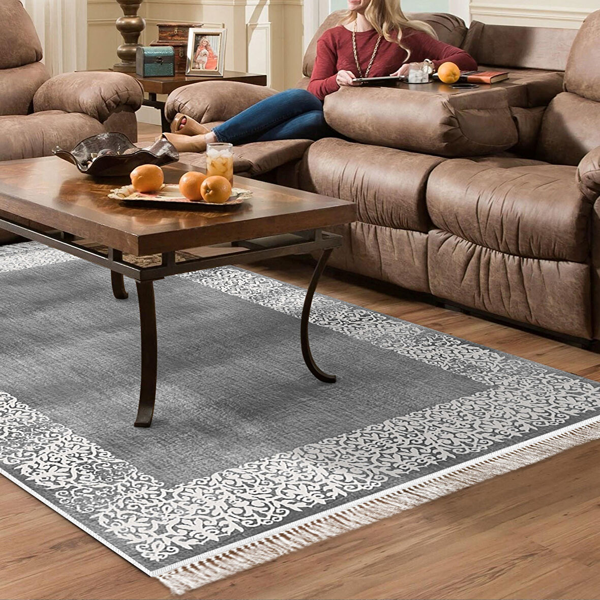 Eko Trend Djt Halı Yıkanabilir Kaymaz Taban 1460 Modern