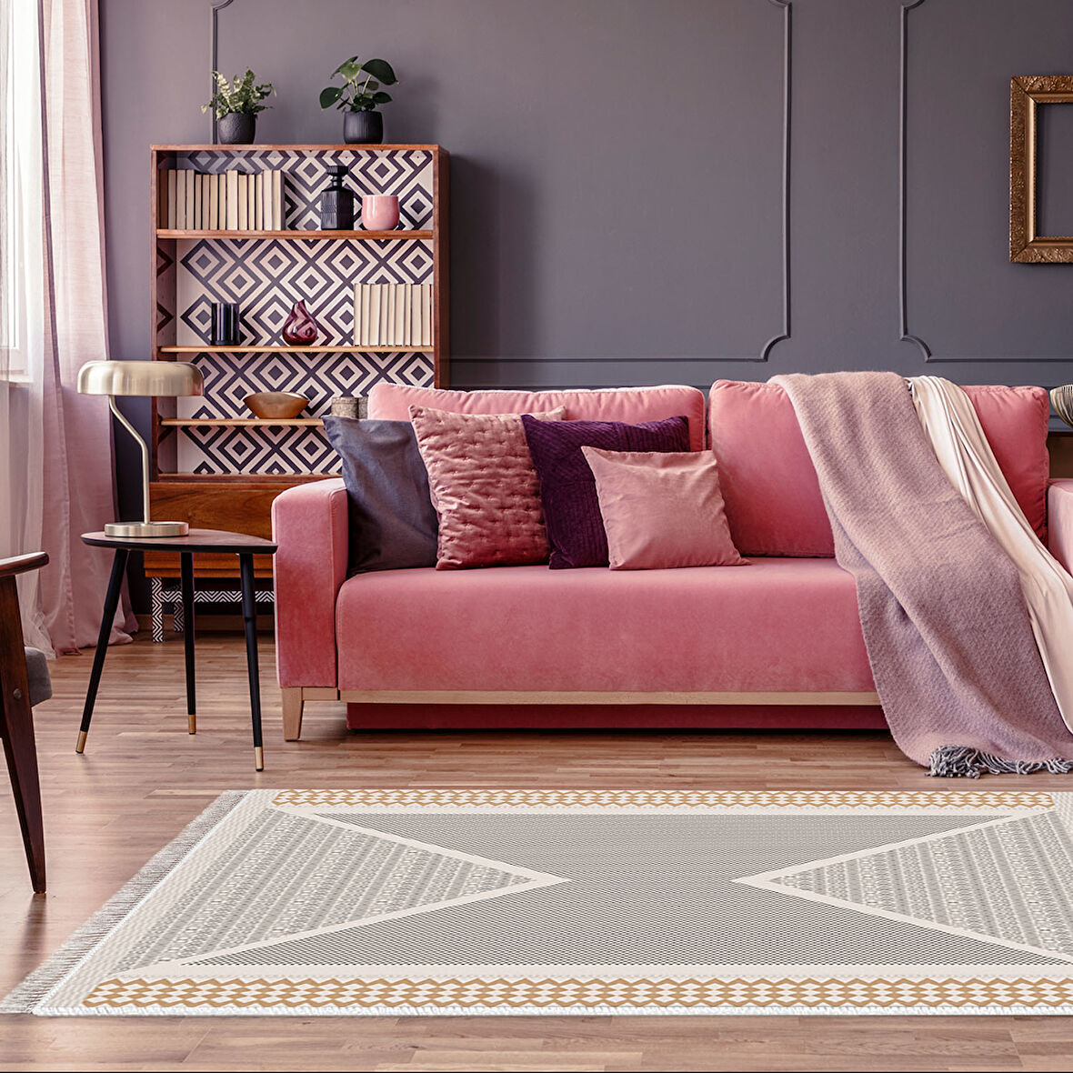 Eko Trend Djt Halı Yıkanabilir Kaymaz Taban P1526 Modern