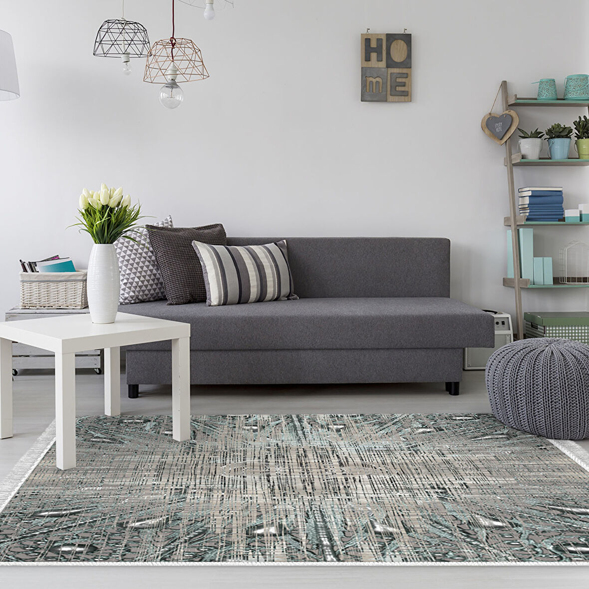 Eko Trend Djt Halı Yıkanabilir Kaymaz Taban 743 Modern